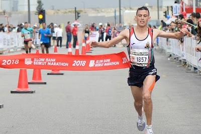 Mohamed Redal El Aaraby and Medina Deme Armino’s great victories at the 2018 BLOM Beirut Marathon
