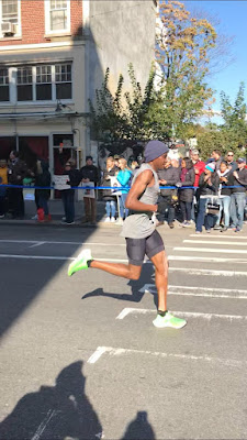 A 12-minute improvement at the 2019 New York City Marathon for my athlete!