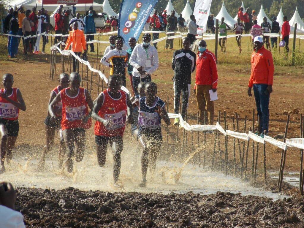 Kenyan national trials for the cross country that happened earlier in the year