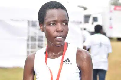 Agnes Tirop won the inaugural Tuskys Great 10K Run in Eldoret.
