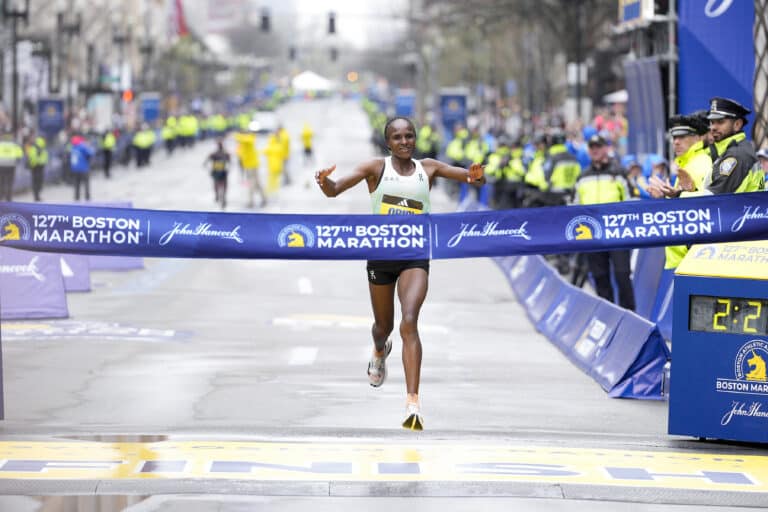 Hellen Obiri and Evans Chebet’s amazing performances at the 2023 Boston Marathon