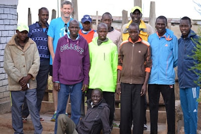 American runner in Kenya, Paul Duffau.