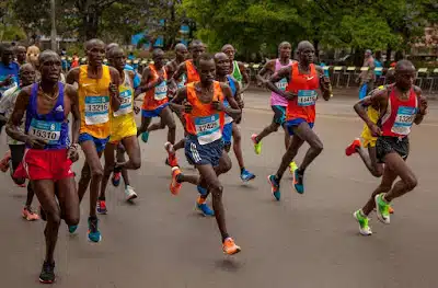 Kenyan runners' diet give them the energy to win marathons