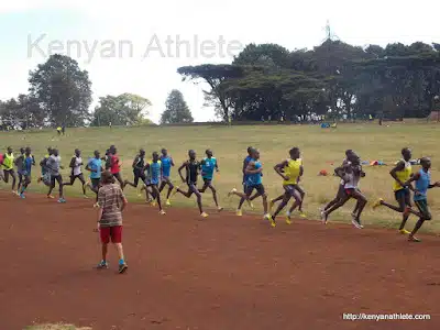 long distance running and training in Kenya