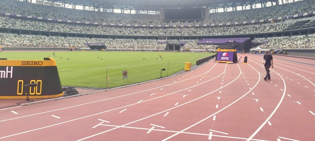 The Tokyo 25 World Athletics stadium in Japan