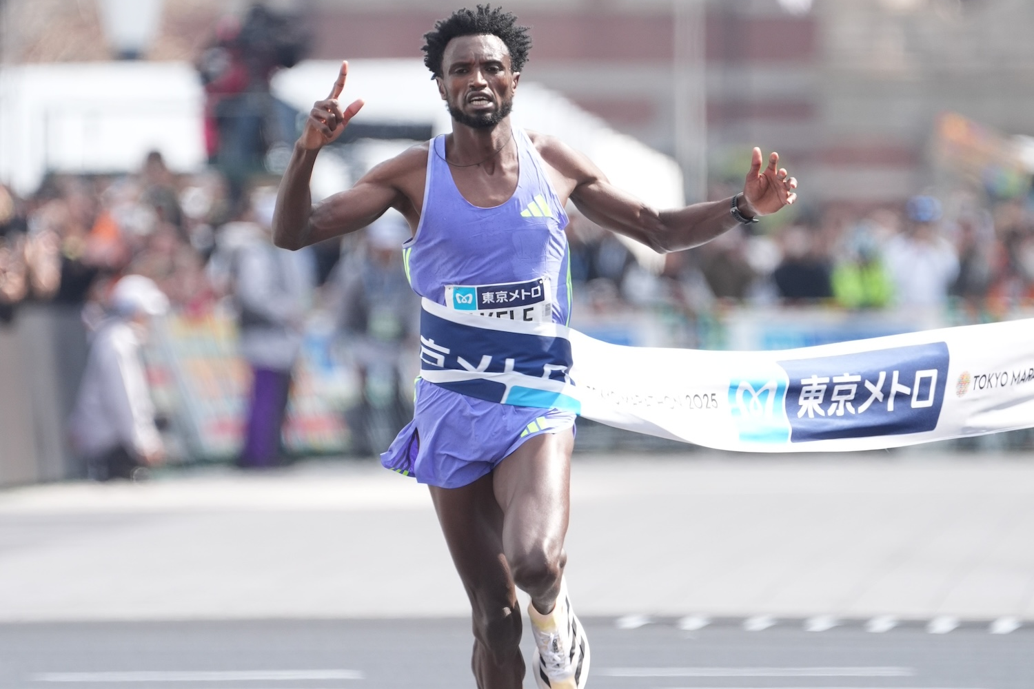 Kosgei won the 2026 Tokyo Marathon