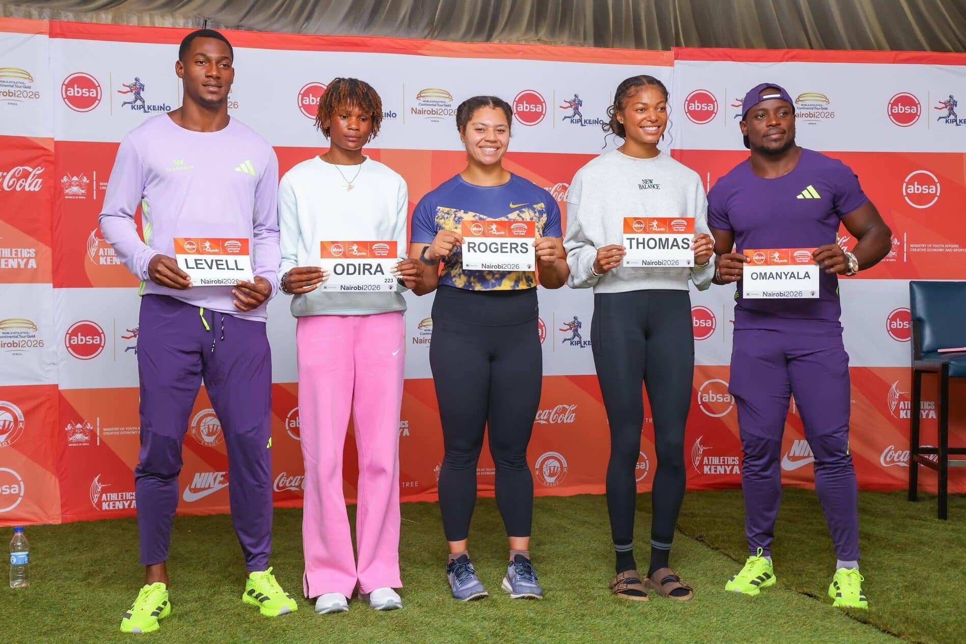 Thomas, Omanyala at 2026 Kip Keino Classic press conference