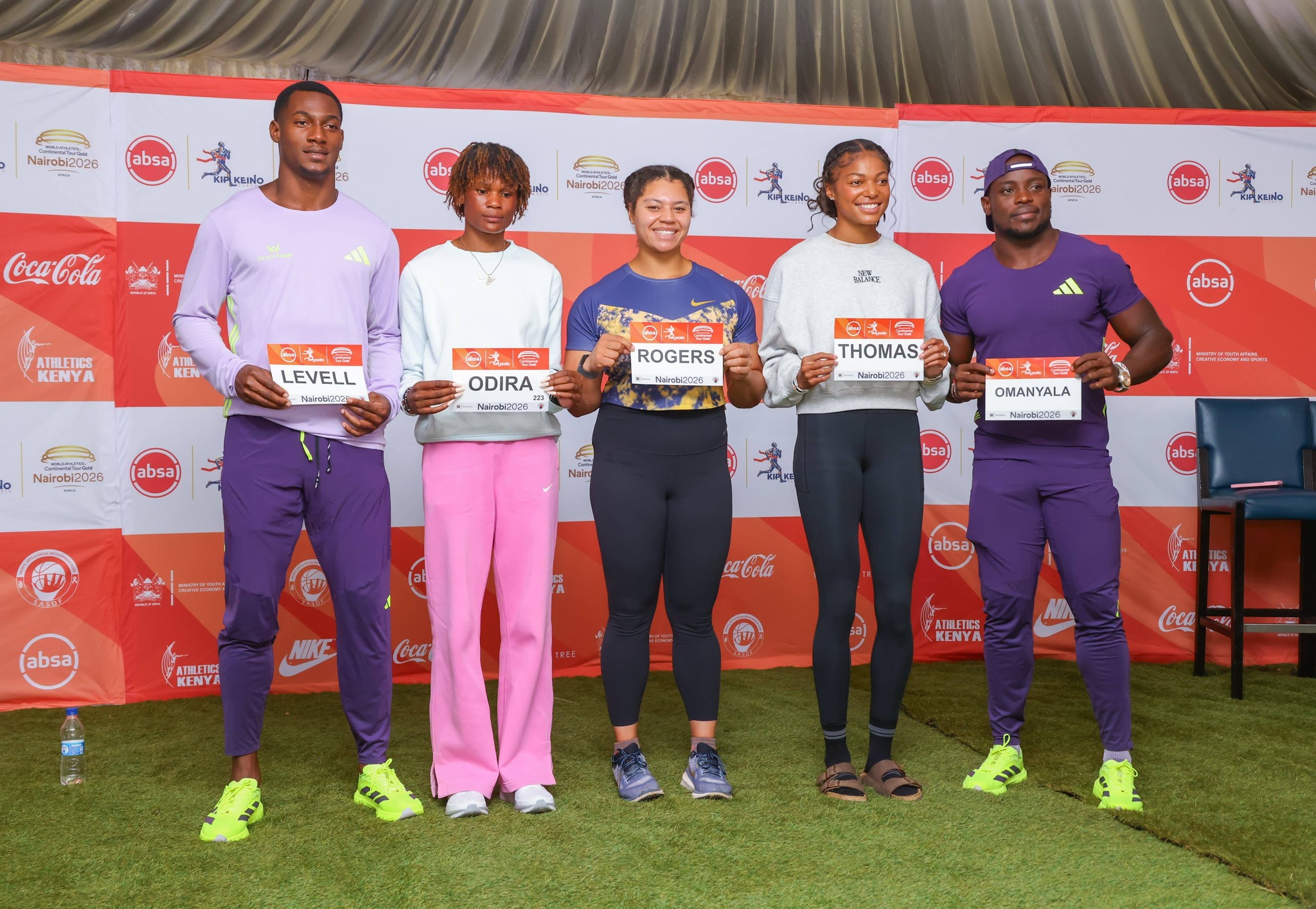 Sprint, Spirit, and Stories: Thomas, Omanyala at 2026 Kip Keino Classic press conference